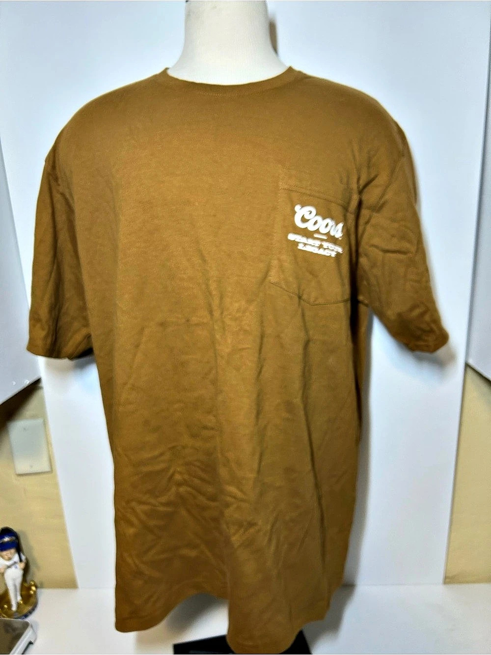 CornerStone Coors Start Your Legacy Pocket T-Shirt Brown 2XL